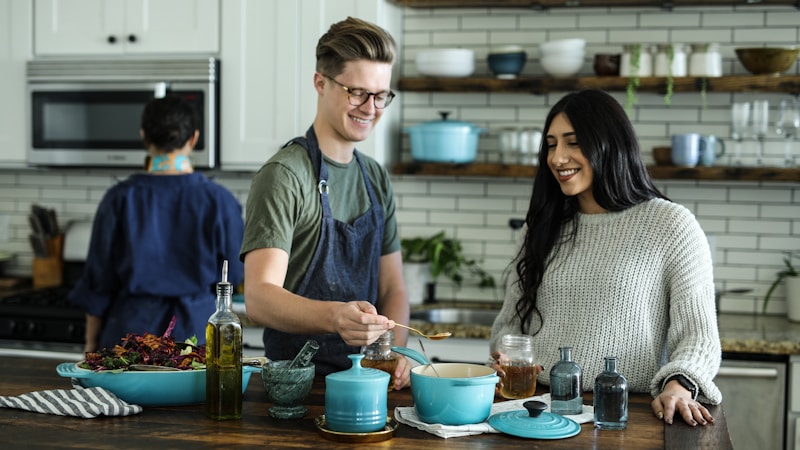 料理を楽しむキッチン